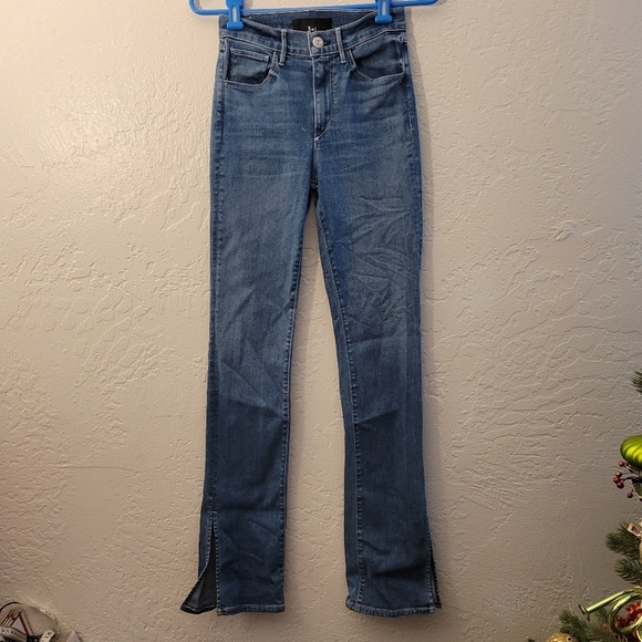 3x1 NYC Split Hem Bootcut Jrans Size 25 - Picture 3 of 10